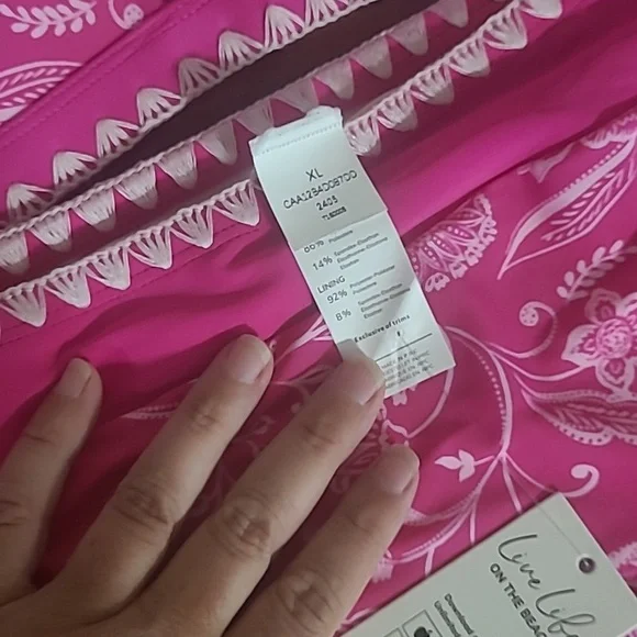 Pink Floral Whipstitch bikini - Picture 2 of 8